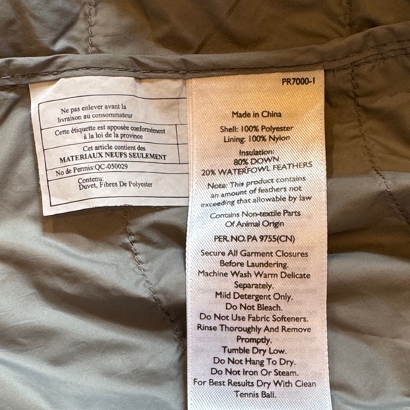 Light Silver Quilted Puffer Jacket - Picture 4 of 5